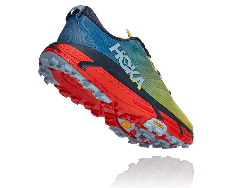 Hoka One One トレイルシューズ メンズ 青 - Mafate Speed 3 - NV6307549